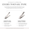 image:imageTweezerman Extra Strength Toenail Care Kit Clipper amp Mini Cuticle PushyToenail Clipper