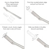 image:imageTweezerman Facial Razor Stainless SteelReplacement Blades Pack of 4