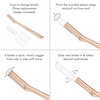 image:imageTweezerman Facial Razor Stainless SteelRose Gold Facial Razor