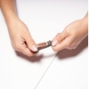 image:imageTweezerman Manicure Kit with Clipper Polish Remover Pushy 2 Files BlackRose Gold