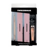 image:imageTweezerman Manicure Kit with Clipper Polish Remover Pushy 2 Files BlackRose Gold