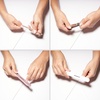 image:imageTweezerman Manicure Kit with Clipper Polish Remover Pushy 2 Files BlackRose Gold