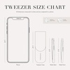 image:imageTweezerman Petite Tweeze Set for Eyebrows with Travel Case Black2 Piece Set