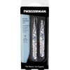 image:imageTweezerman Petite Tweeze Set for Eyebrows with Travel Case Rose GoldPaisley Petite Tweezer Set