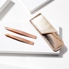image:imageTweezerman Petite Tweeze Set for Eyebrows with Travel Case Rose GoldRose Gold Petite Tweezer Set