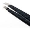 image:imageTweezerman Slant Tweezer  Tweezerman Tweezers for Eyebrows Dusted Onyx1 Count Pack of 1