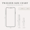 image:imageTweezerman Slant Tweezer  Tweezerman Tweezers for Eyebrows Dusted Onyx1 Count Pack of 2