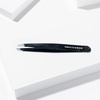 image:imageTweezerman Slant Tweezer  Tweezerman Tweezers for Eyebrows Dusted Onyx1 Count Pack of 2
