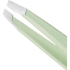 image:imageTweezerman Slant Tweezer  Tweezerman Tweezers for Eyebrows Neon PinkPistachio