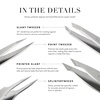image:imageTweezerman Slant Tweezer Tweezerman Tweezers for Eyebrows Purple WisteriaMoon Dust