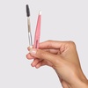 image:imageTweezerman Slant Tweezer Tweezerman Tweezers for Eyebrows Purple WisteriaTea Rose Full Slant Tweezer  Brush