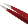image:imageTweezerman Stainless Steel Point Tweezer for Eyebrows Rose GoldSignature Red