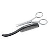 image:imageTweezerman Moustache Scissors and Comb Black