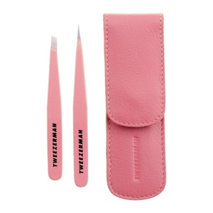 image:imageTweezerman Exclusive Petite Tweeze Set for Eyebrows with Case Tea Rose