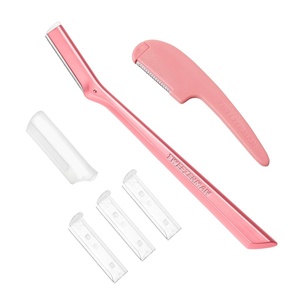 image:imageTweezerman Facial Razor Stainless SteelTea Rose Prep  Plane Facial Razor