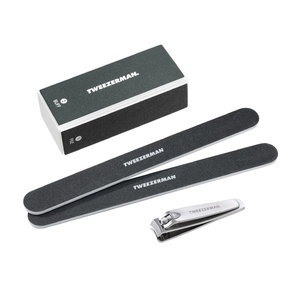 image:imageTweezerman Manicure Kit with Clipper Polish Remover Pushy 2 Files BlackBlack