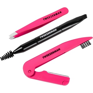 image:imageTweezerman Mini Brow Rescue Kit Pink amp Black