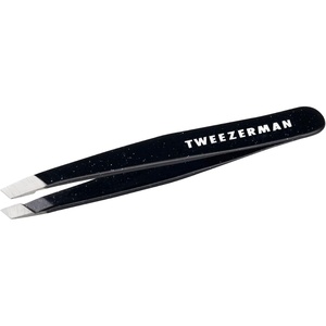 image:imageTweezerman Mini Slant TweezerTweezerman Tweezers for Eyebrows LilacDusted Onyx Mini Tweezer