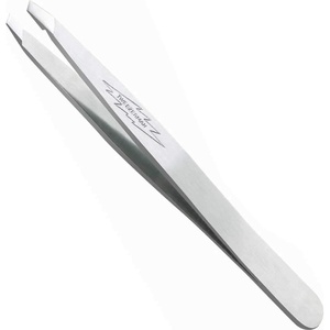 image:imageTweezerman Slant Tweezer  Tweezerman Tweezers for Eyebrows Lapis BlueBlue and White