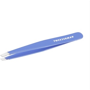 image:imageTweezerman Slant Tweezer  Tweezerman Tweezers for Eyebrows Lapis BlueLapis Blue