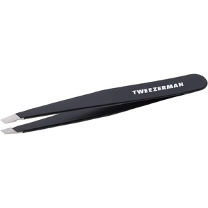image:imageTweezerman Slant Tweezer  Tweezerman Tweezers for Eyebrows MidnightBlack