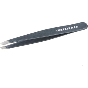 image:imageTweezerman Slant Tweezer  Tweezerman Tweezers for Eyebrows Neon PinkBlue Stone