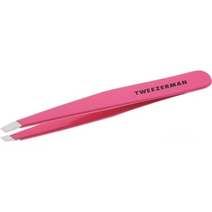 image:imageTweezerman Slant Tweezer  Tweezerman Tweezers for Eyebrows Neon PinkNeon Pink