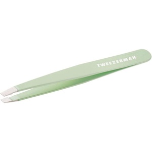 image:imageTweezerman Slant Tweezer  Tweezerman Tweezers for Eyebrows Neon PinkPistachio