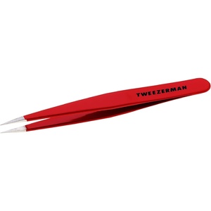 image:imageTweezerman Stainless Steel Point Tweezer for Eyebrows Rose GoldSignature Red