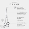 image:imageTweezerman 7 Pet Grooming ShearsSafety Round Tips for Dogs amp Cats7 Shears