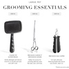image:imageTweezerman 7 Pet Grooming ShearsSafety Round Tips for Dogs amp Cats9 Shears
