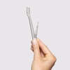 image:imageTweezerman Eyebrow Razor with 3 Replacement Blades amp Safety CapStainless Steel Brow Razor wMini Tweezer