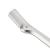 image:imageTweezerman Eyebrow Razor with 3 Replacement Blades amp Safety CapStainless Steel Brow Razor wMini Tweezer