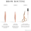 image:imageTweezerman Eyebrow Shaping Scissors amp Brush Stainless SteelRose Gold