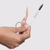 image:imageTweezerman Eyebrow Shaping Scissors amp Brush Stainless SteelRose Gold