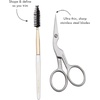 image:imageTweezerman Eyebrow Shaping Scissors amp Brush Stainless SteelStainless Steel