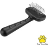 image:imageTweezerman Slicker Brush for PetsGrooming Brush with Coated BristlesSmall