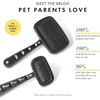 image:imageTweezerman Slicker Brush for PetsGrooming Brush with Coated BristlesSmall