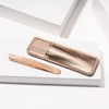 image:imageTweezerman Vintage Rose Mini Slant Tweezer with Case  Eyebrow Tweezers for Women and MenRose Gold