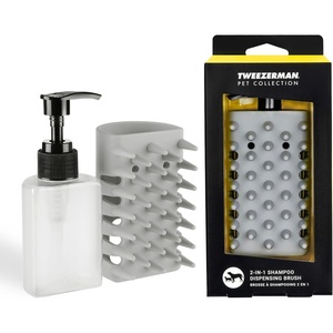 image:imageTweezerman Cat amp Dog Bath Brush  Dispensing Conditioner or Shampoo Brush